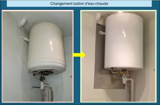 Changement et sécurisation d'un chauffe-eau sur AMIENS, Amiens, SEB'ELEC