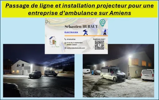 Intervention sur une société d'ambulance à Amiens, Amiens, SEB'ELEC