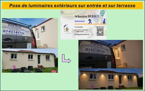 Installation de luminaires à Corbie : éclairez votre maison avec SEB'ELEC, Amiens, SEB'ELEC