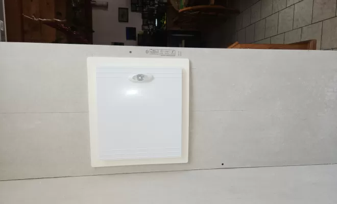 Pose d'un tableau encastré secondaire à proximité du secteur d'Albert, Amiens, SEB'ELEC